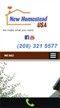 Mobile Screenshot of newhomesteadusa.com